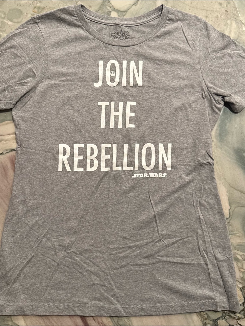 Star Wars Women’s Gray 'Join the Rebellion' Tee XL